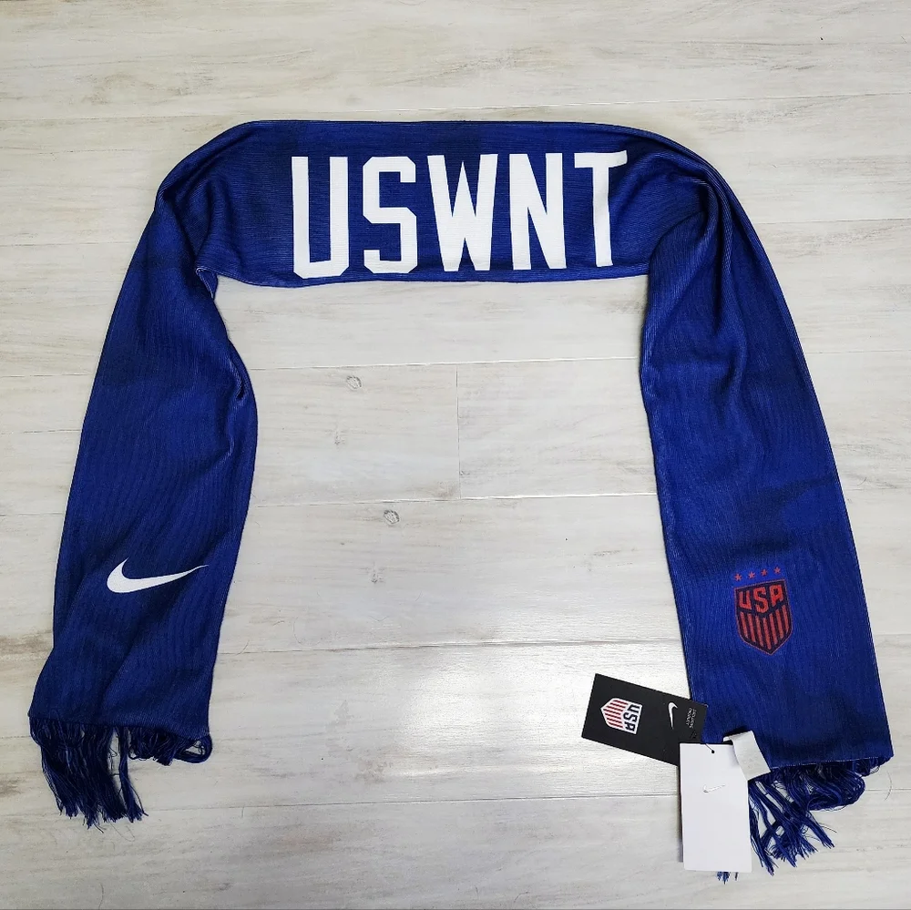 Nike USA Women's USWNT Blue Double Sided Scarf